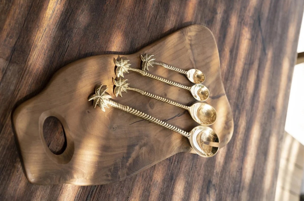 palmtree golden spoons