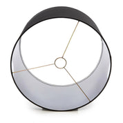 De Teakhouten Tafellamp - Natuurlijk Zwart