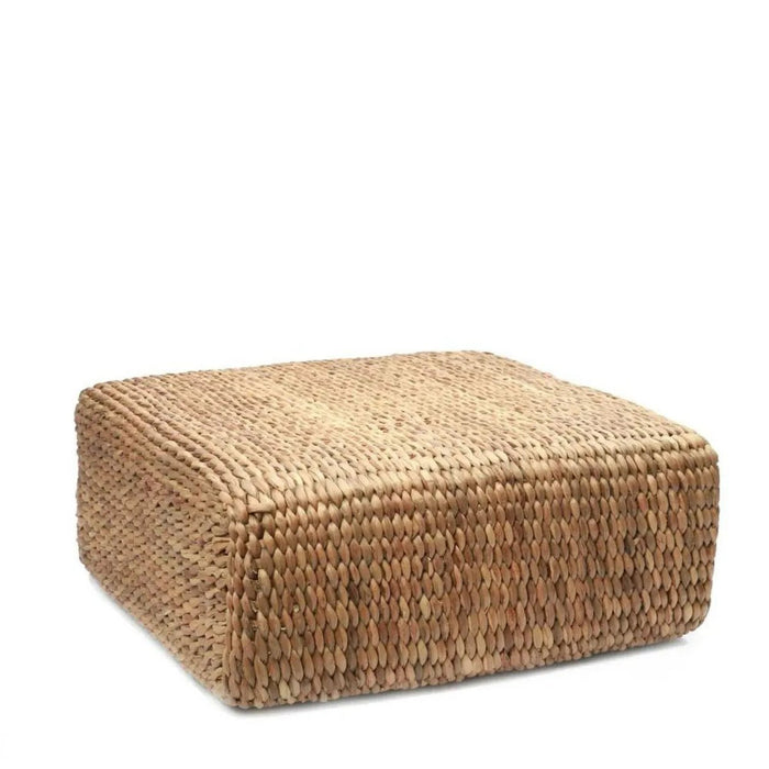 De Hyacinth Pouffe Vierkant - Natuurlijk - M