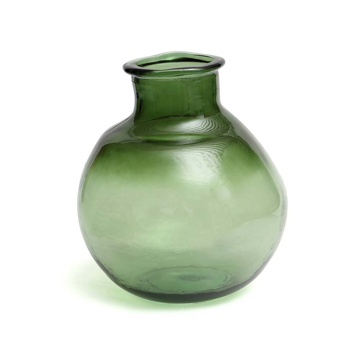 Green Pebble Neck Vase