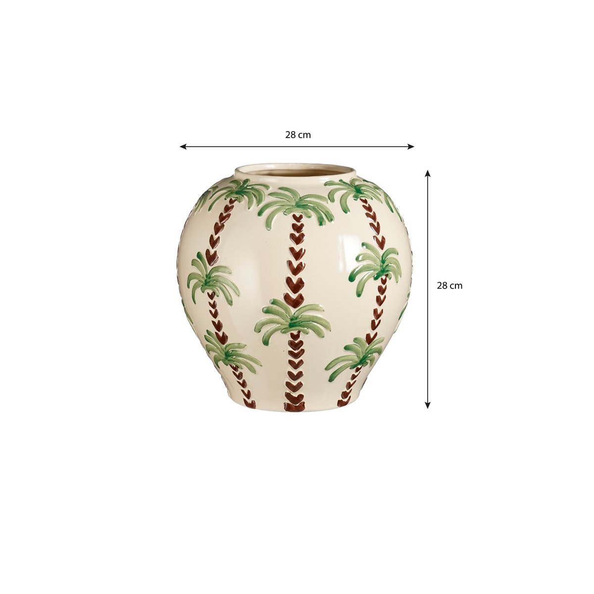 Aruba Palm Tree Vase