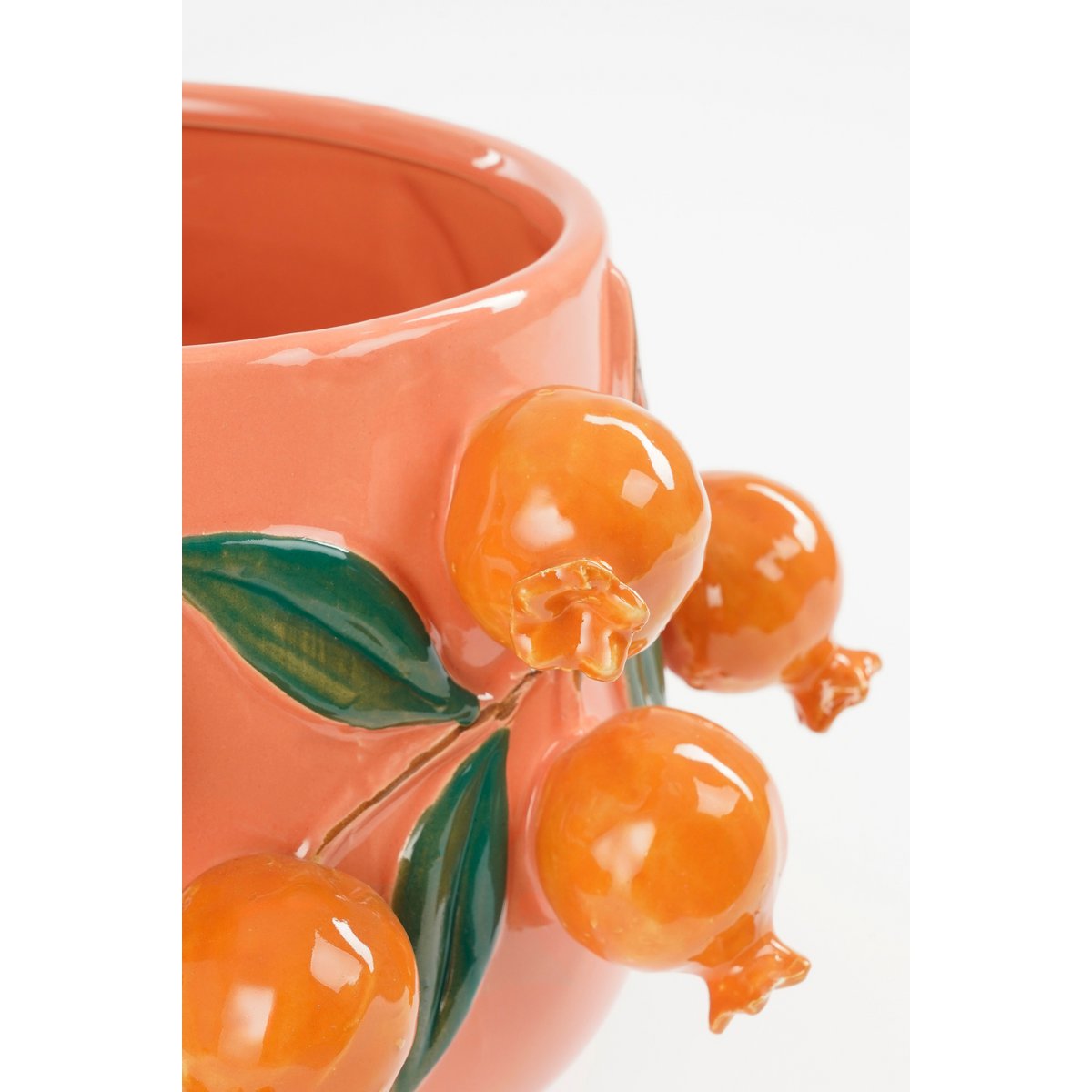 Marbella Orange Plant Pot