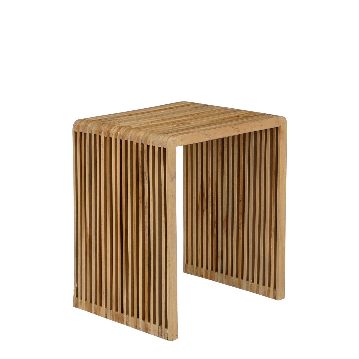 Yonker Side Table - Set of 3 - L44 x W34 x H50 cm - Recycled Wood - Brown