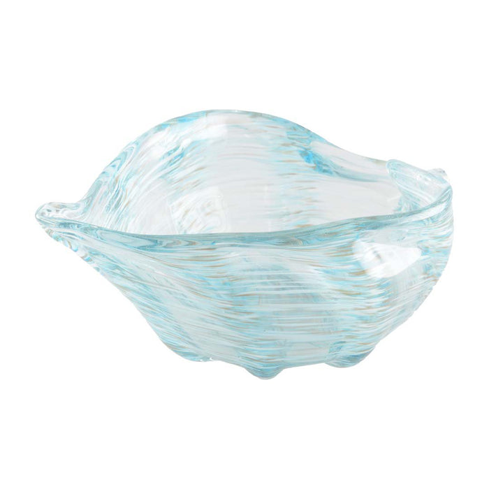 BLAUWE SCHELPEN OCEAAN KOP 29X17.5X9.5CM