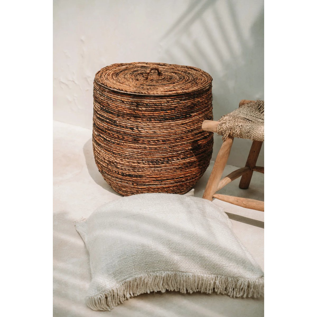 Coconut Shavings Square Cushion