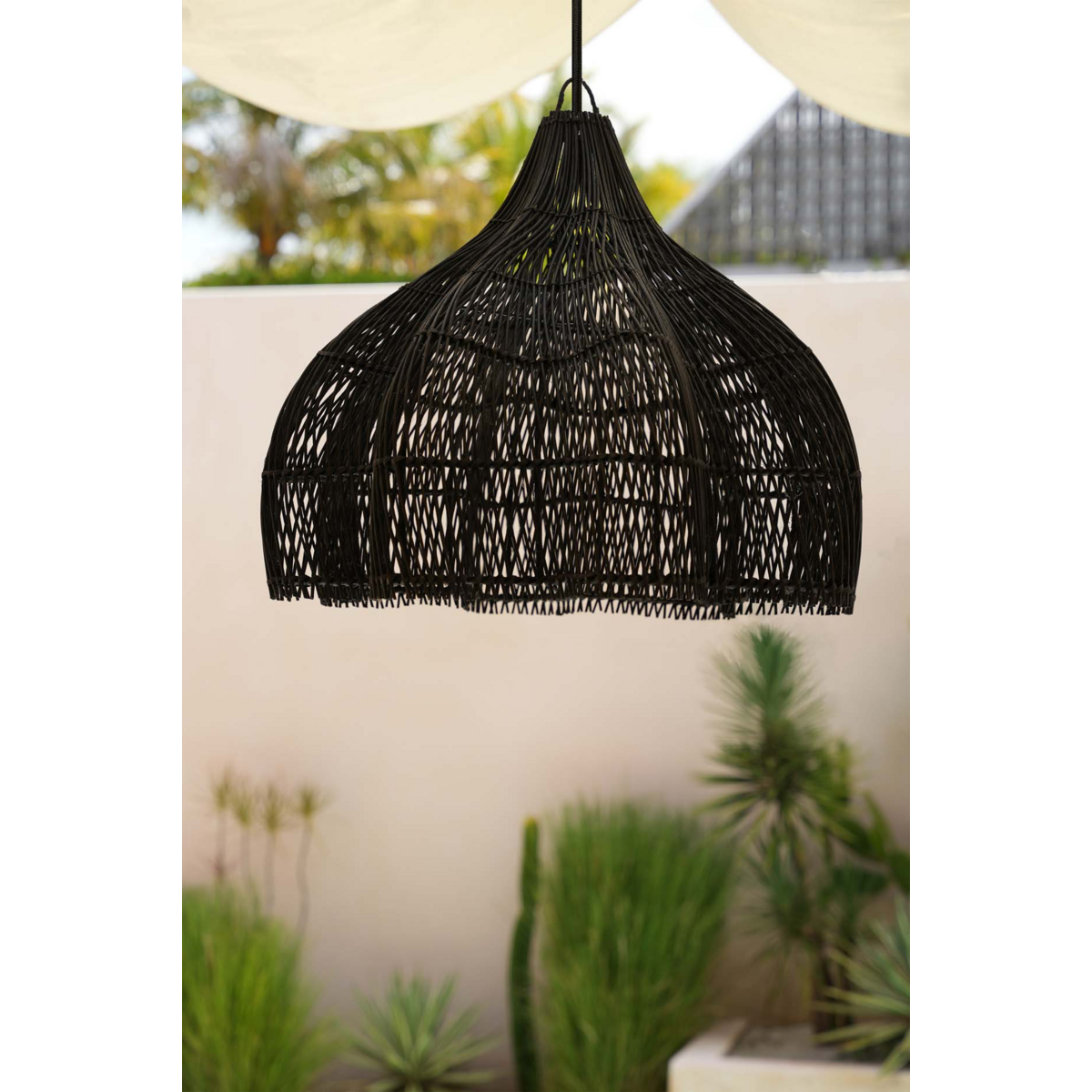 Black Whipped Hanger