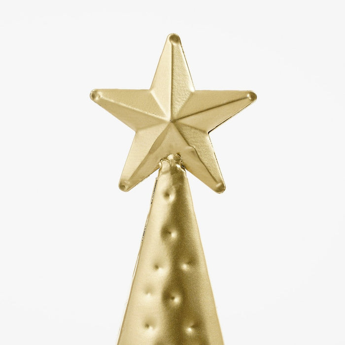 Decoration Christmas tree - L15 x B8 x H68 cm - Iron - Gold