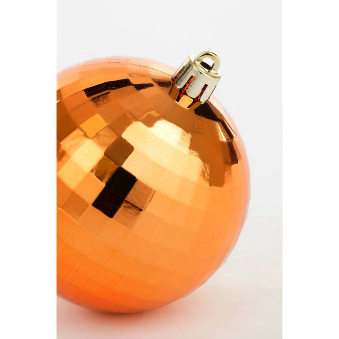 Christmas balls set - 30 pieces - Ø8 cm - unbreakable - pink, fuchsia, gold, orange, green