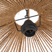 The Wooden Bead Chandelier - Natural - L