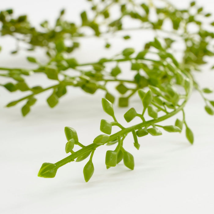 Senecio Artificial Hanging Plant in Pot - H68 x Ø9 cm - Green