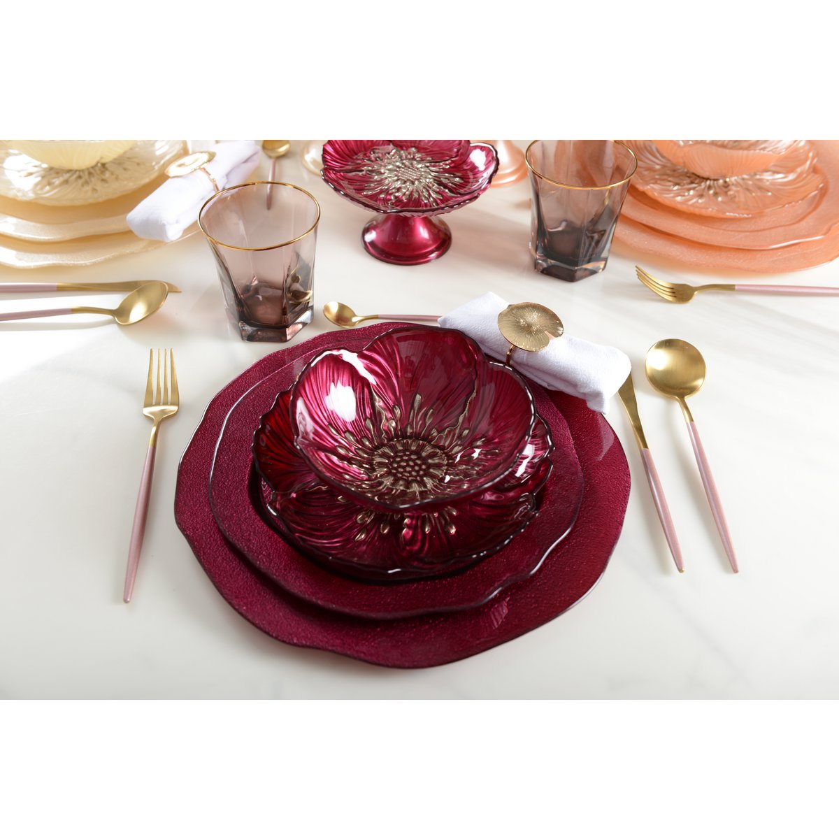 Fuchsia Pink Dessert Plate