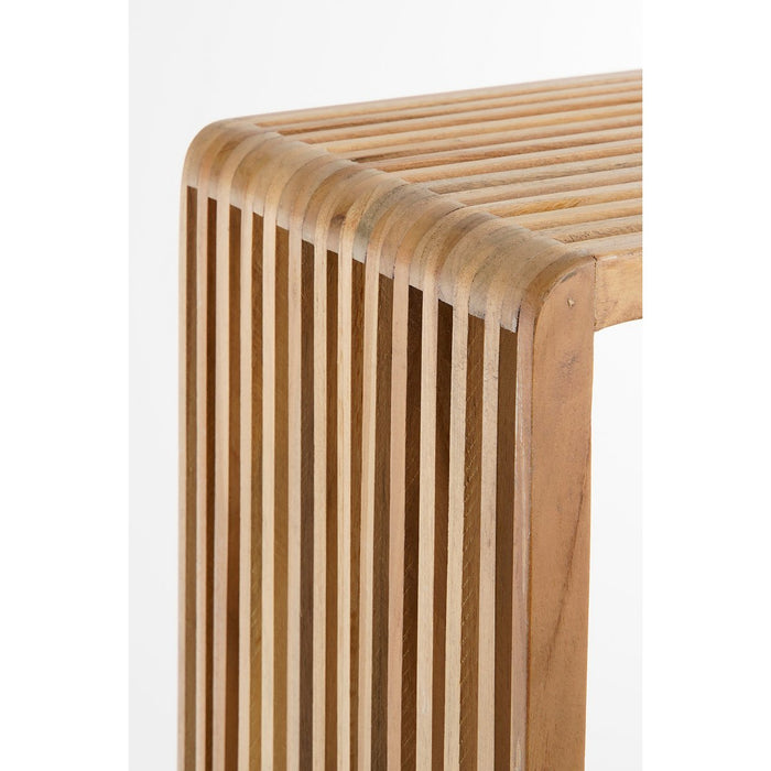 Yonker Plantentafel - Set van 2 - L35 x B25 x H80 cm - Gerecycled hout - Bruin
