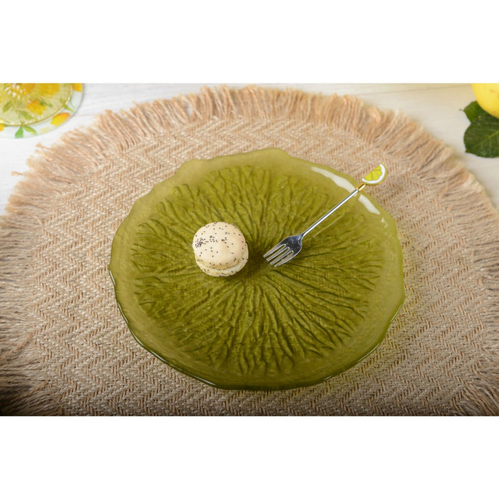 SET 6 LEMON DESSERT FORKS