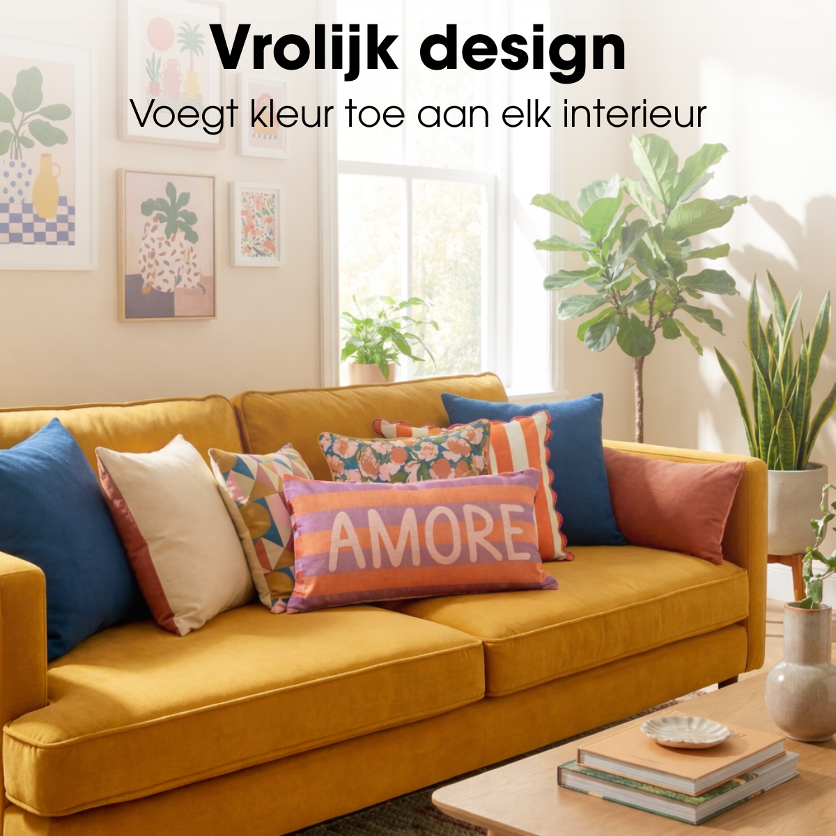 Decorative cushion Orange