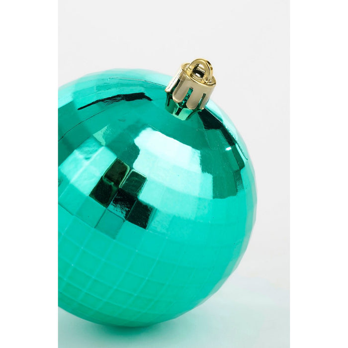 Christmas balls set - 30 pieces - Ø8 cm - unbreakable - pink, fuchsia, gold, orange, green