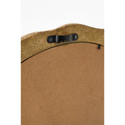 Nick Wandspiegel - L36 x B2 x H38 cm - FSC 100% - Mangohout - Donkerbruin