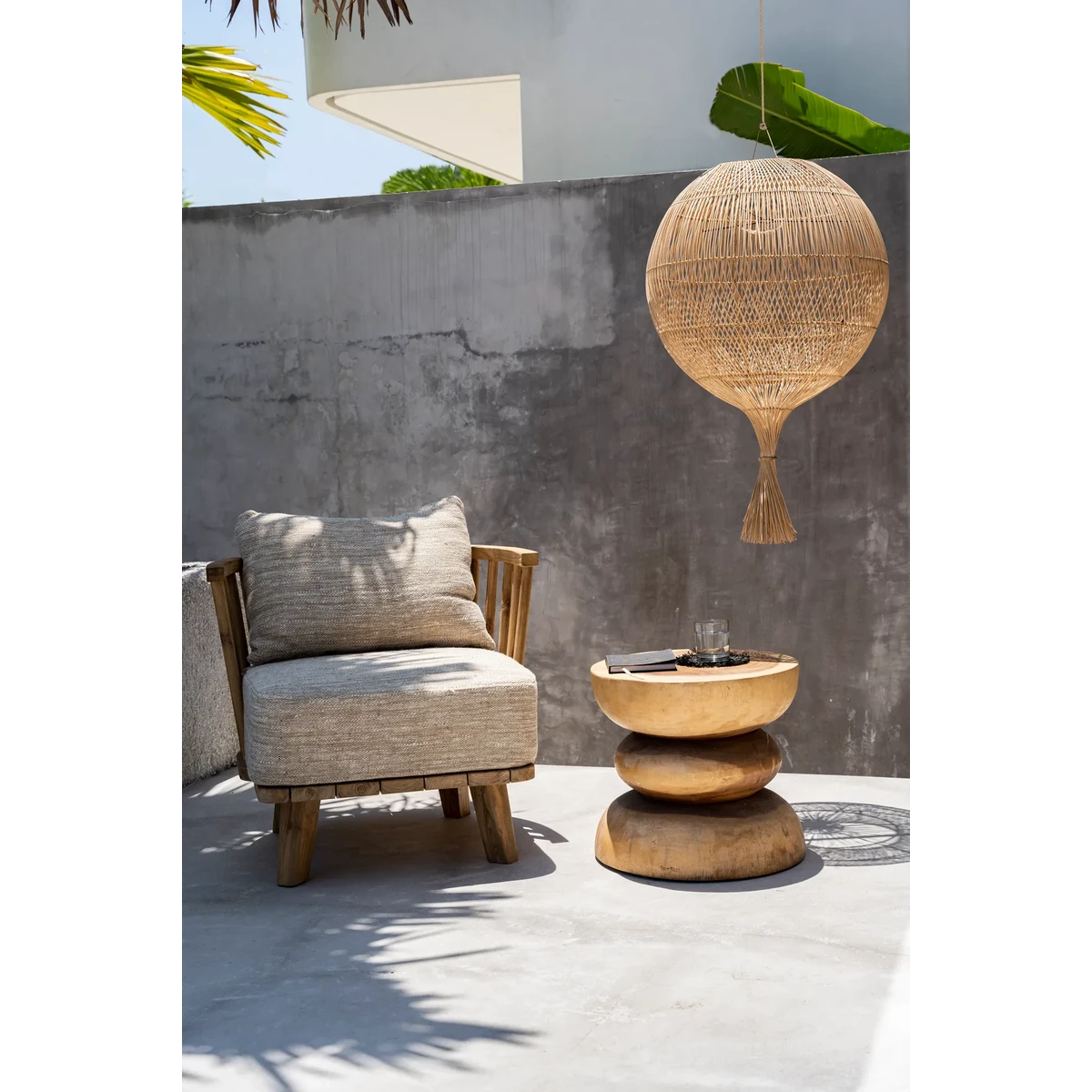 De Wonton Vloerlamp - Hanglamp - Naturel