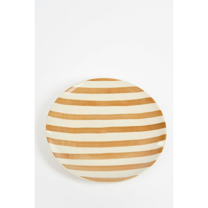 Elsie Dinnerbord - Assorti - H3 x Ø36 cm - Stone goods - Brown