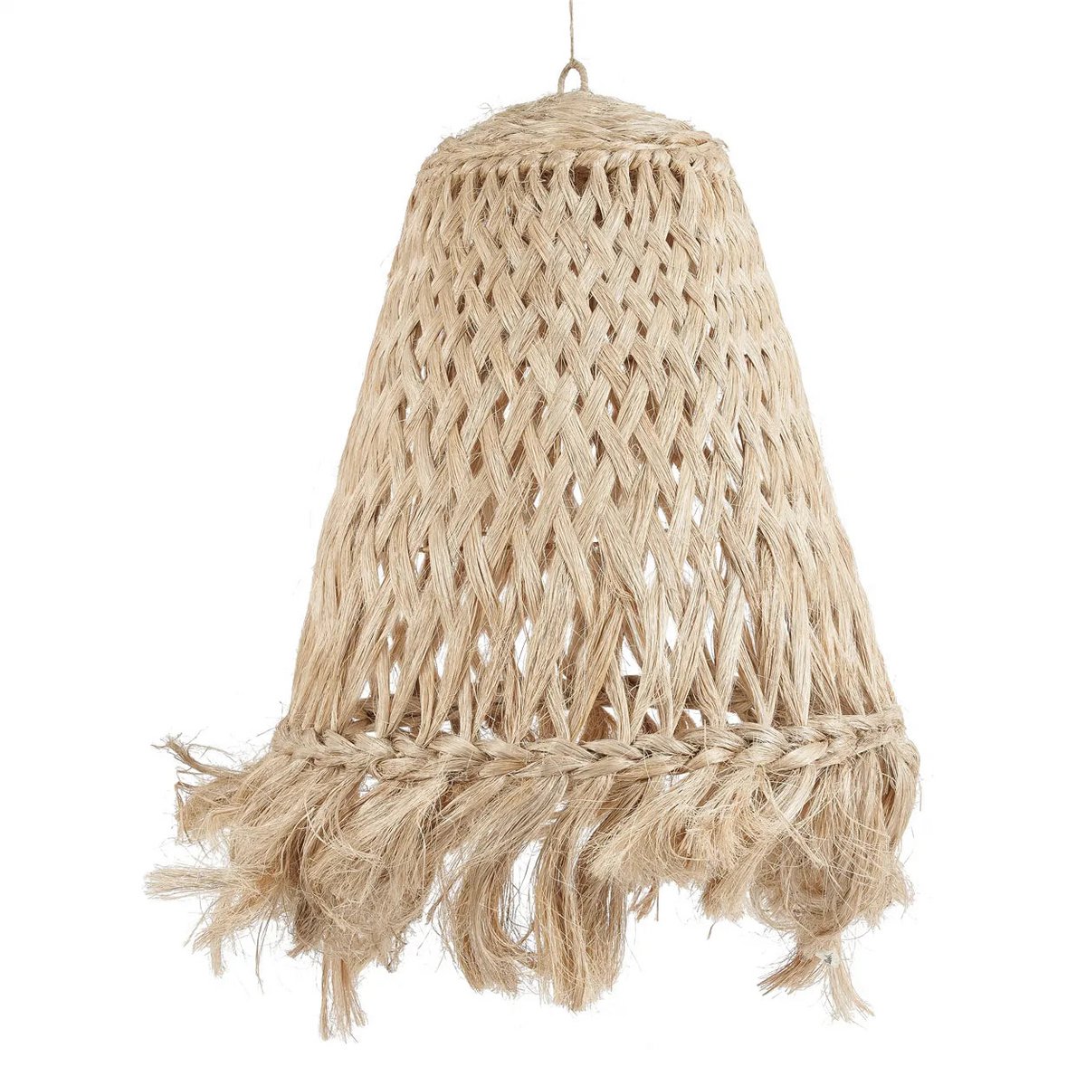 De Abaca Jelly Fish-hanger - Naturel - L