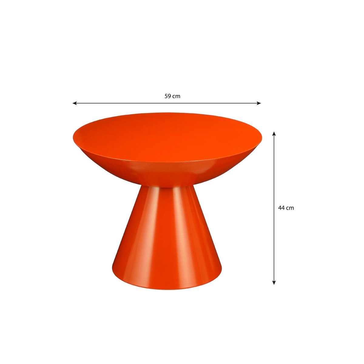 Celise Orange Side Table