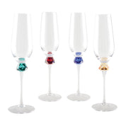 Rainbow Diamond Flutes - Set of 4