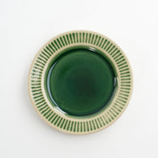 Elice breakfast board - Ø21.5 cm - Ceramics - Green