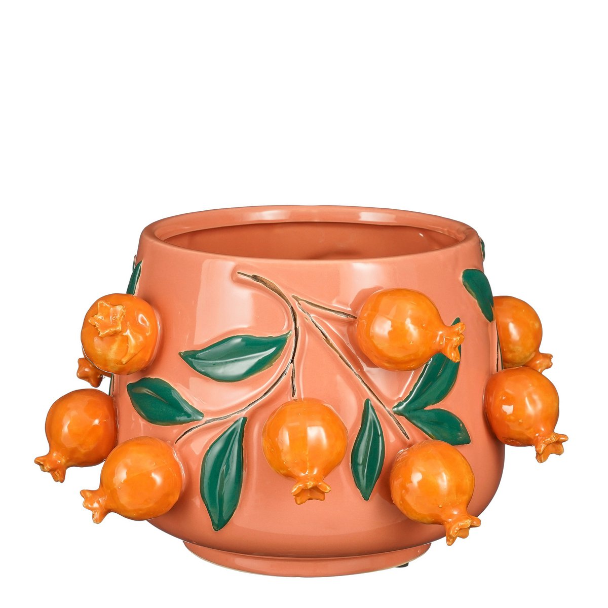 Marbella Orange Plant Pot