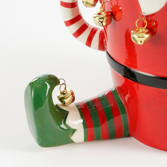 Funny Bloempot - L29 x B18 x H17 cm - Dolomite - Red