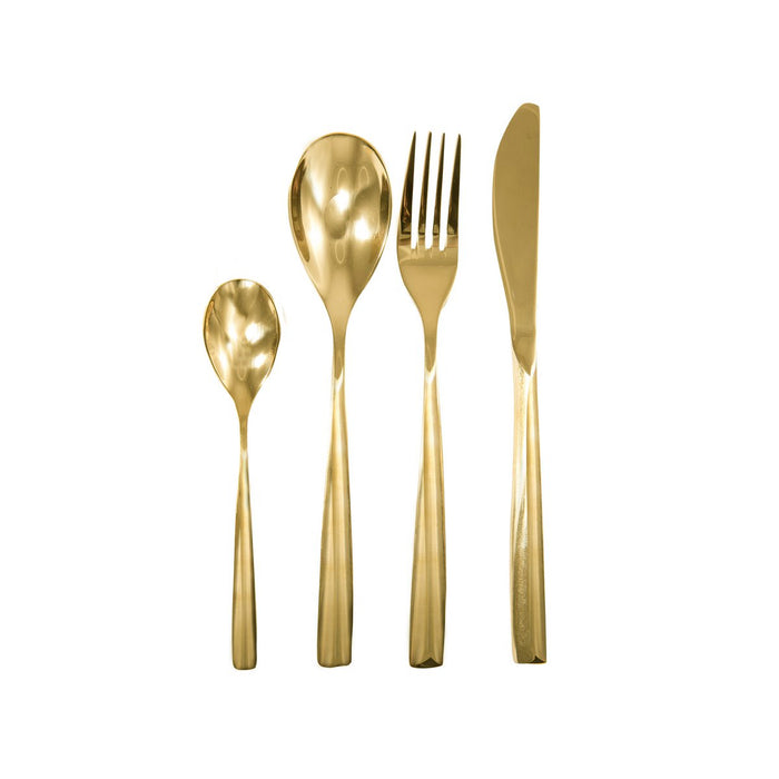 24-DELIGE GOUDEN BESTEKSET
