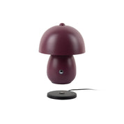 Mushroom LED Table Lamp - Burgundy