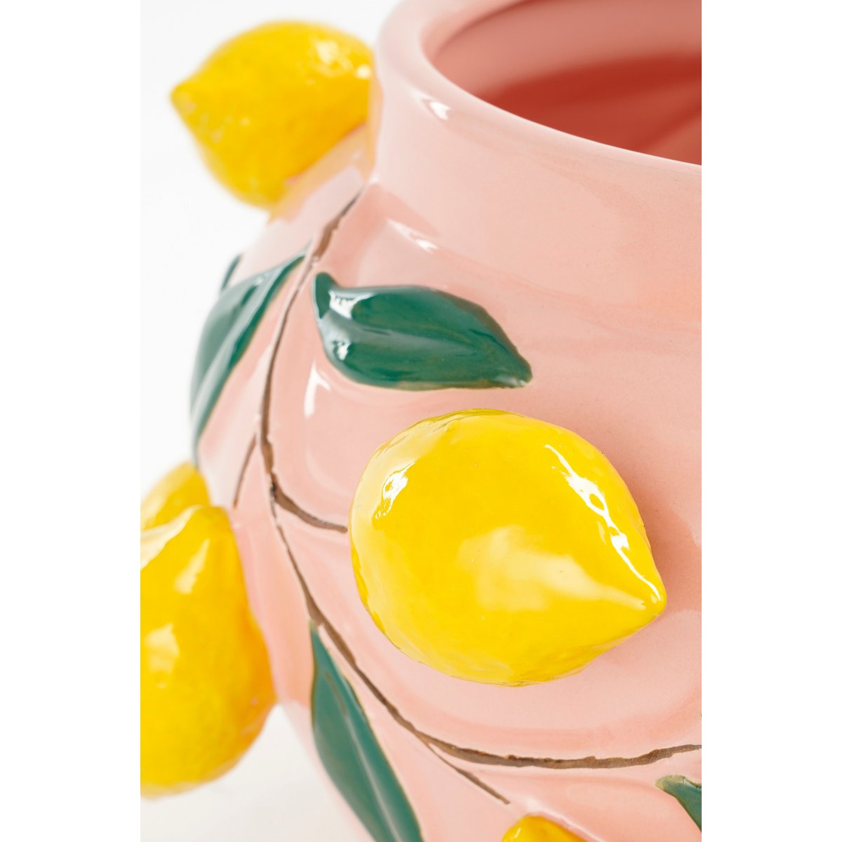 Pink Capri Lemon Plant Pot