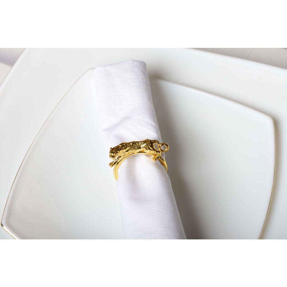 Tiger Napkin Ring - Set of 4