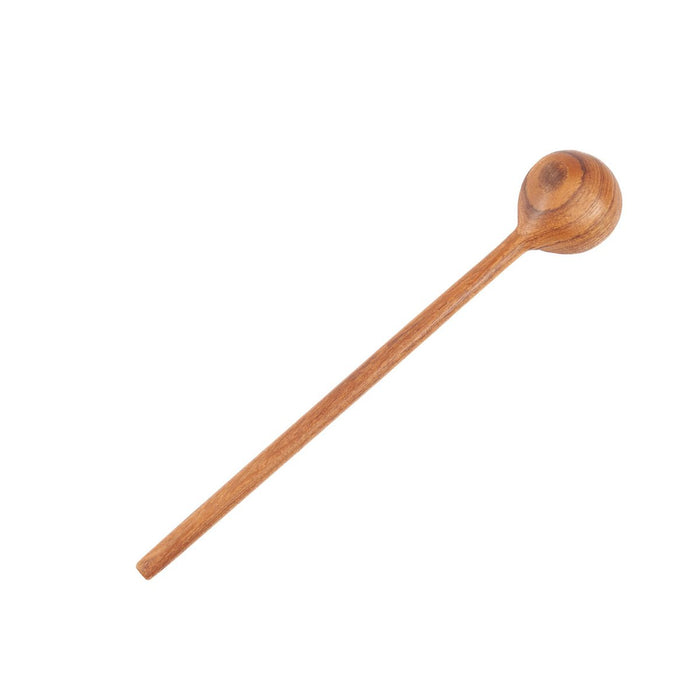 De Teak Root Platte Doseerlepel