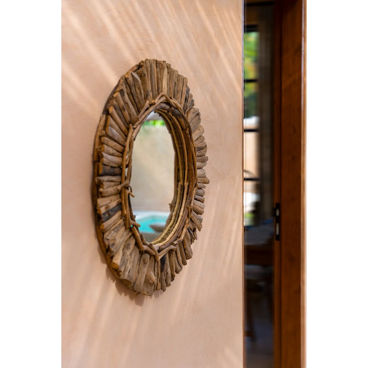 De Drijfhouten Kroonspiegel - Naturel - M