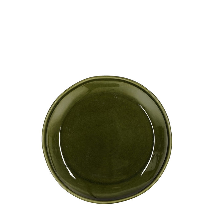 Rhea Ontbijtbord - Ø20 cm - Keramiek - Groen