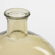 Firenza Bottle Vase - H42 x Ø34 cm - Recycled Glass - Light Brown