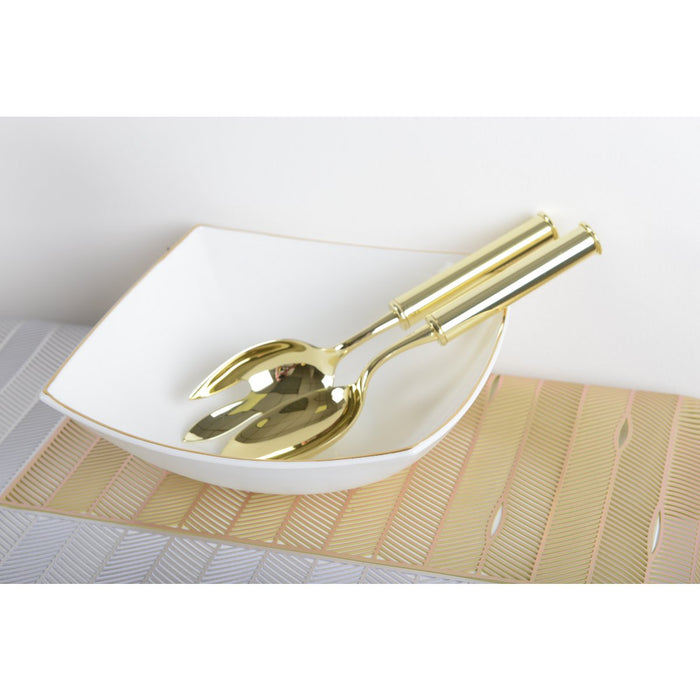 GOLDEN SALAD SERVER