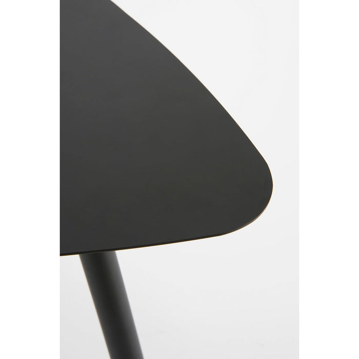 Side table - Set of 2 - L80 x W60 x H47 cm - Metal - Black
