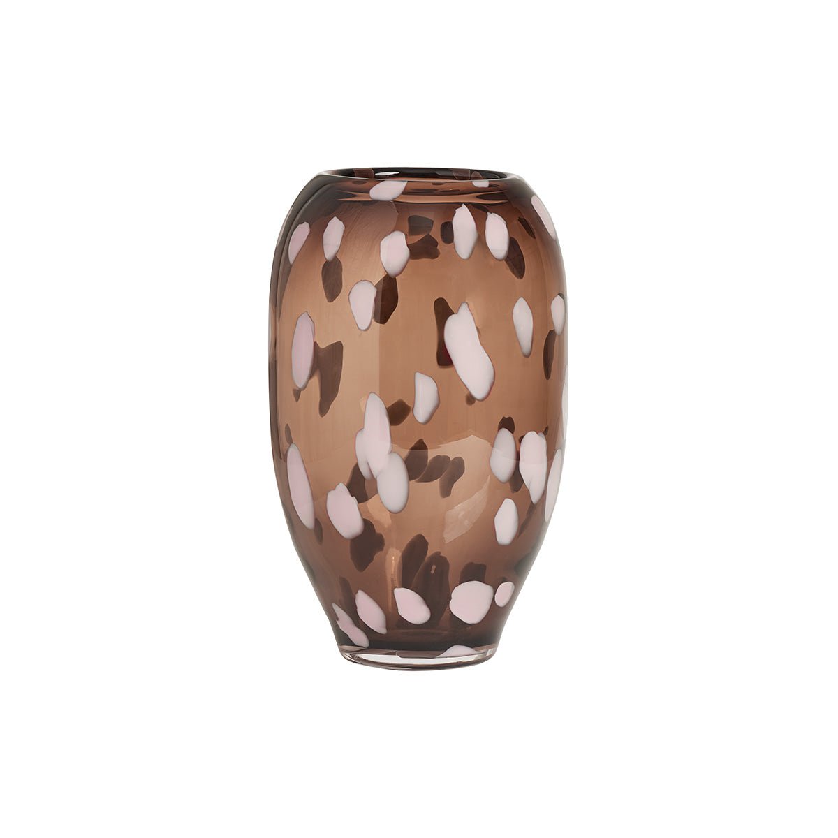 The Cacao Glass Vase - Medium