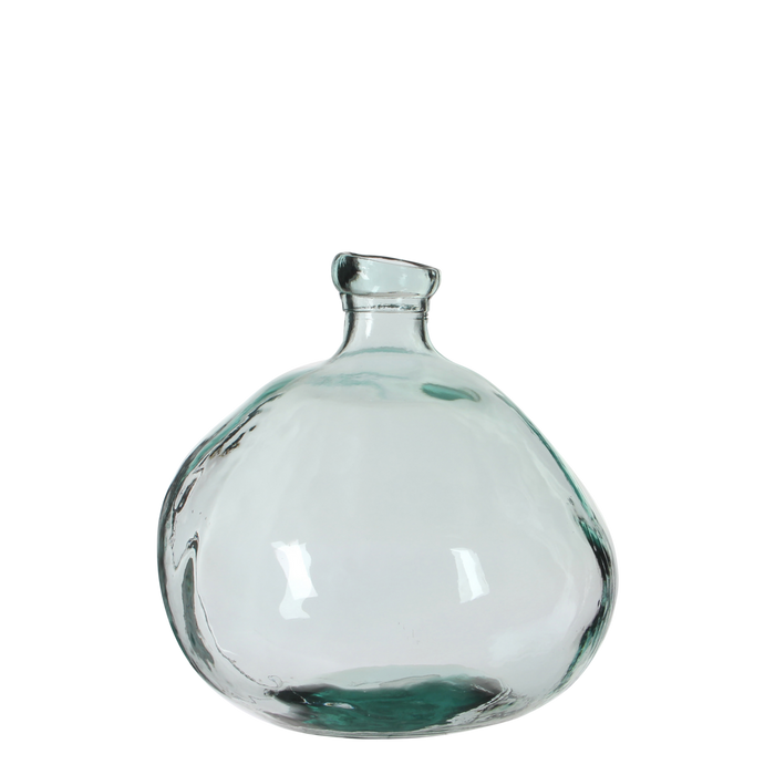Organische vaas - H33 x Ø33 cm - Transparant
