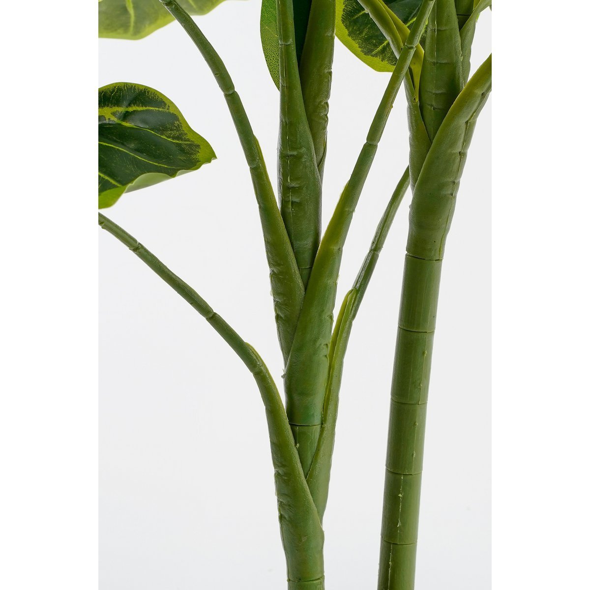 Alocasia Artificial Plant in Flower Pot - H100 x Ø50 cm - Green