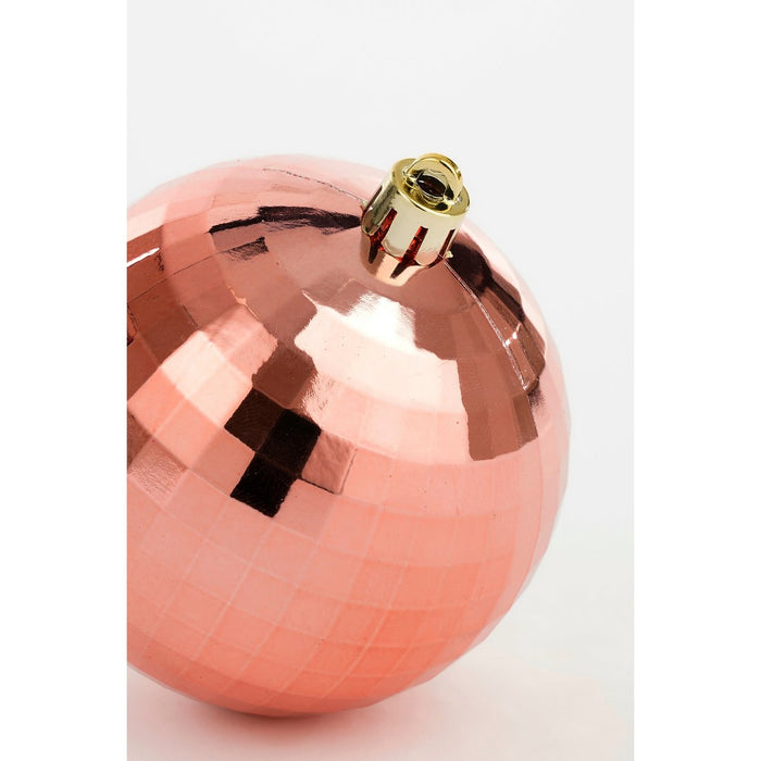 Christmas balls set - 30 pieces - Ø8 cm - unbreakable - pink, fuchsia, gold, orange, green