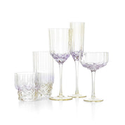 The Purple Blush Wine Glass - Pink