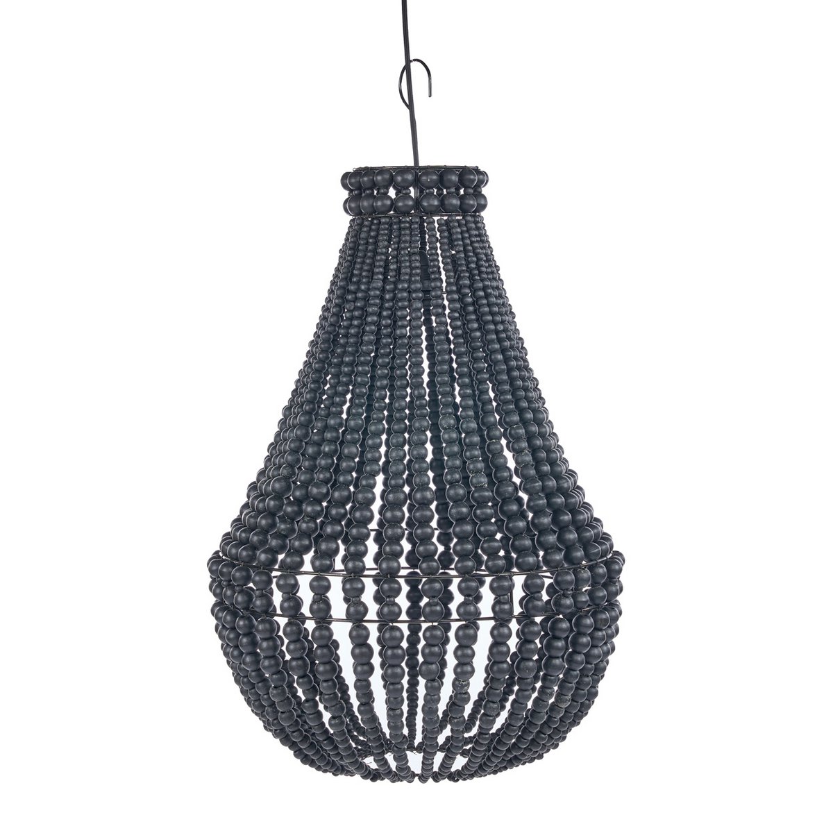The Teardrop Chandelier - Black - M