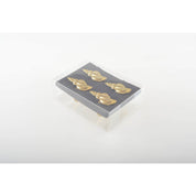 Golden Shell Napkin Rings - Set of 4