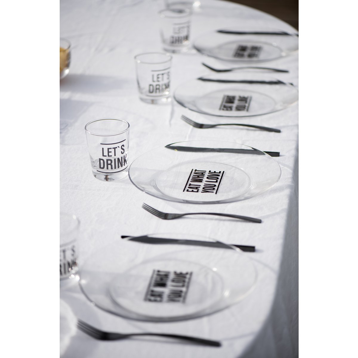 24 PIECE SET GLOSS BLACK