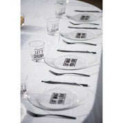 24 PIECE SET GLOSS BLACK