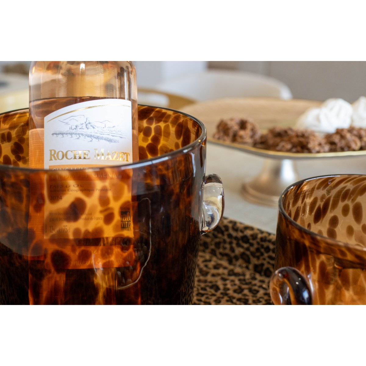 Safari champagne bucket 15x15x18cm