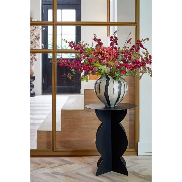Rafi Side table - H50 x Ø40 cm - Iron - Black