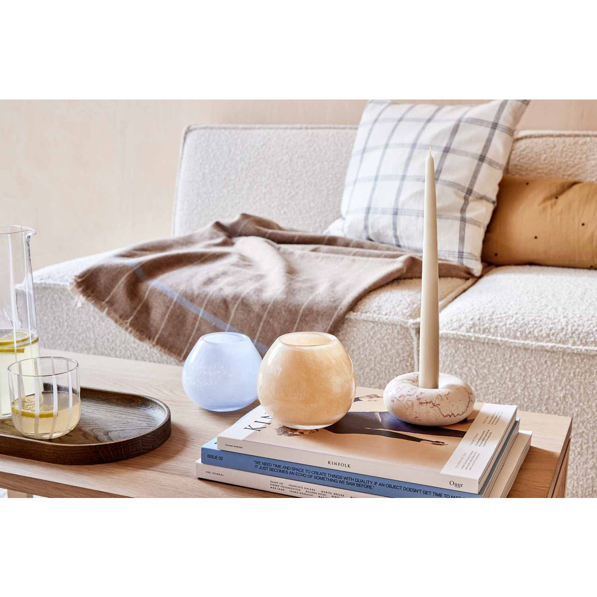 Sea Pearl Vase – Soft Peach